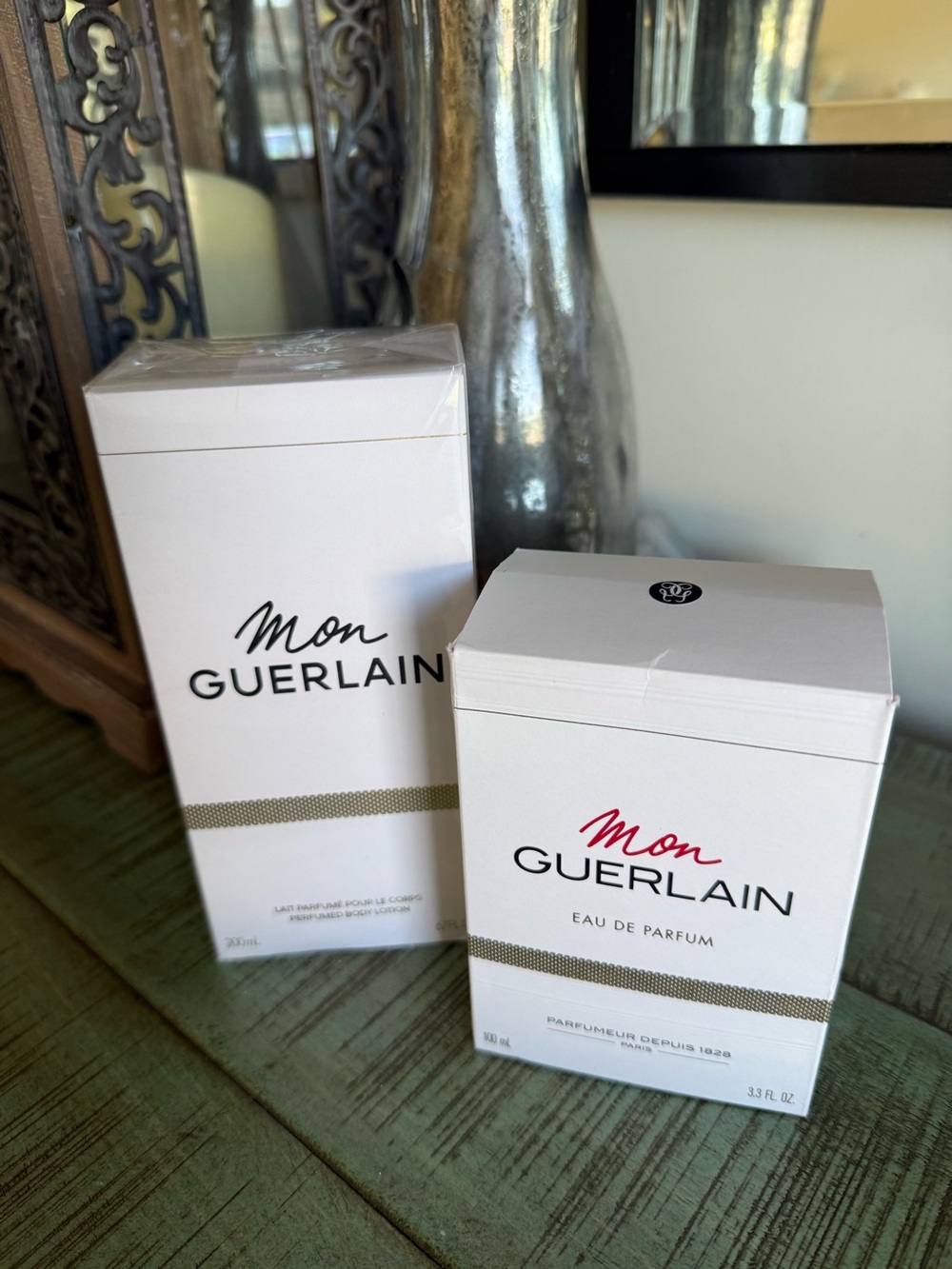 Mon Guerlain by Guerlain Eau De Parfum and Body Lotion set